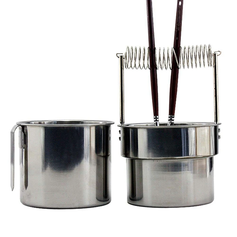 Большой двухслойный съемный портативный зажим для ручки из нержавеющей стали