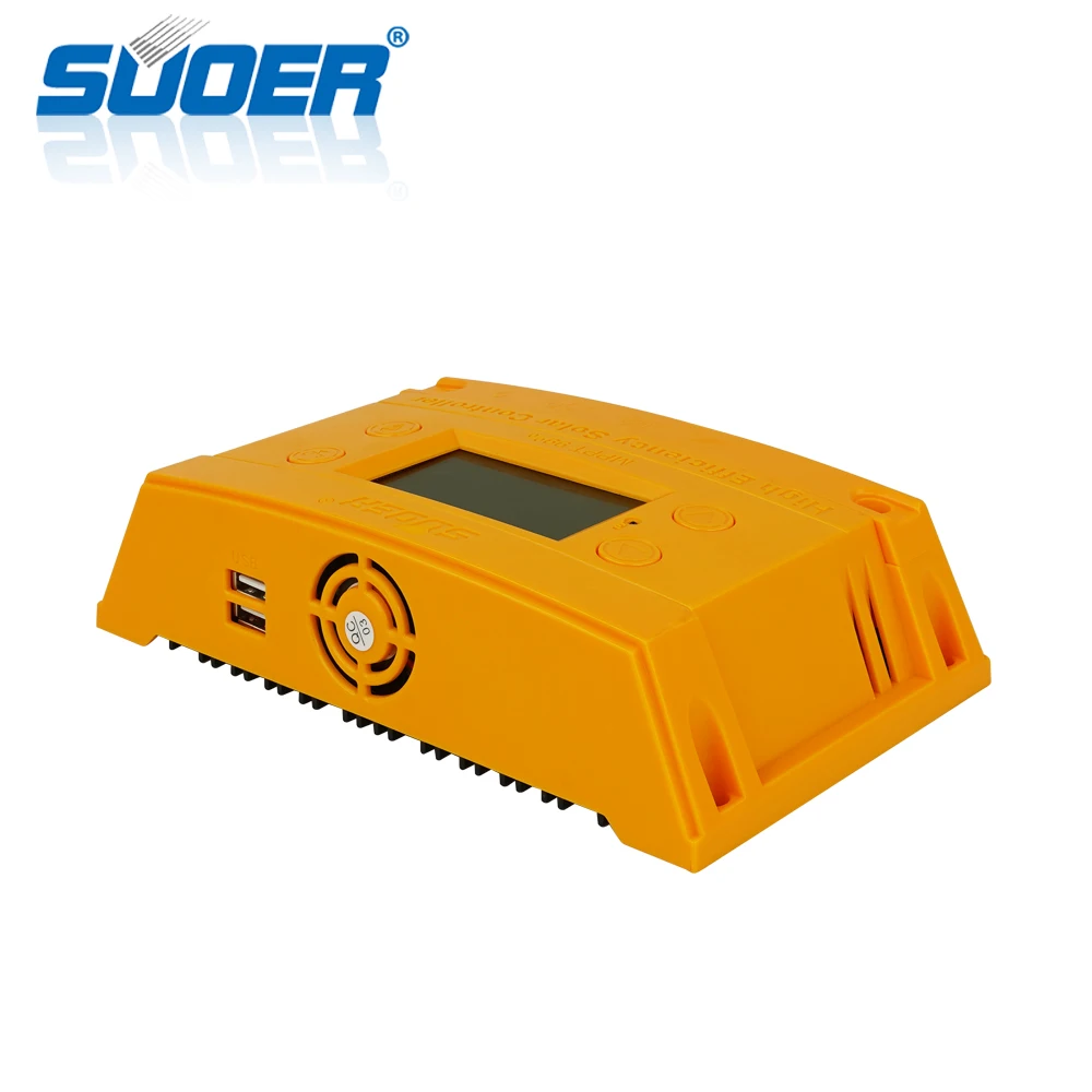 Suoer【 MPPT Контроллер заряда 】 12V/24V 20A регулятором солнечного Зарядное устройство