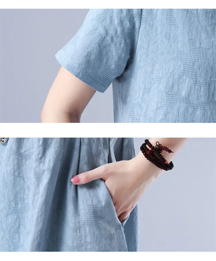 M XXL модное летнее женское платье однотонное свободного кроя из хлопка и льна с