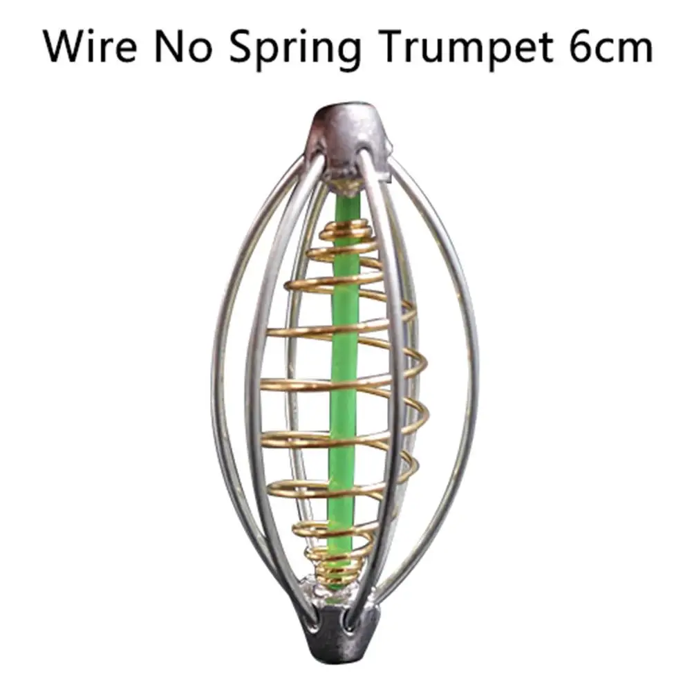 1 шт. Проволока из нержавеющей стали рыболовная приманка коническая клетка для
