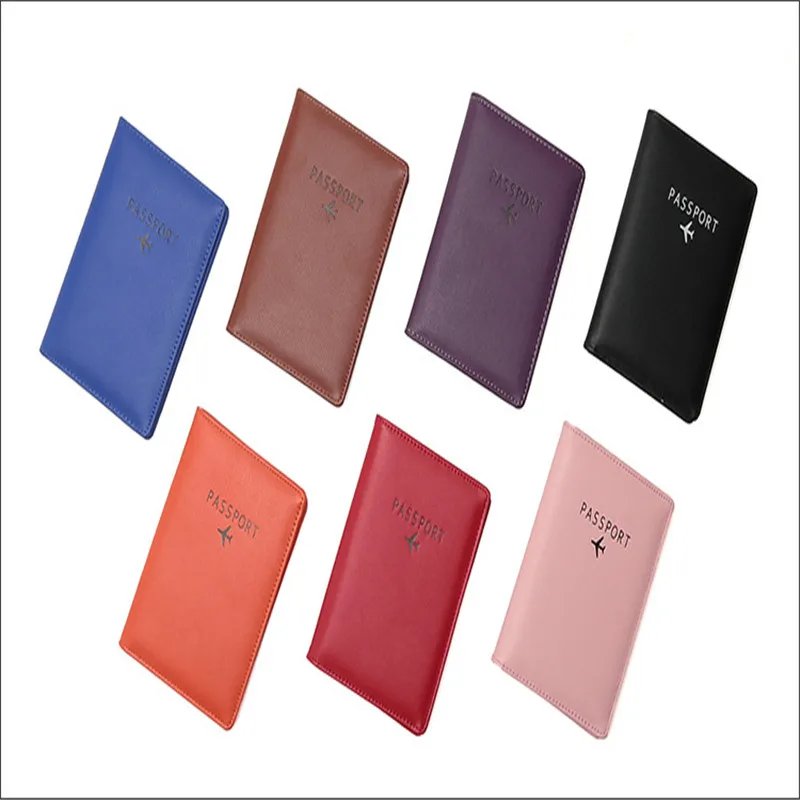 Анти Rfid Обложка для паспорта Женская из искусственной кожи держатель карт