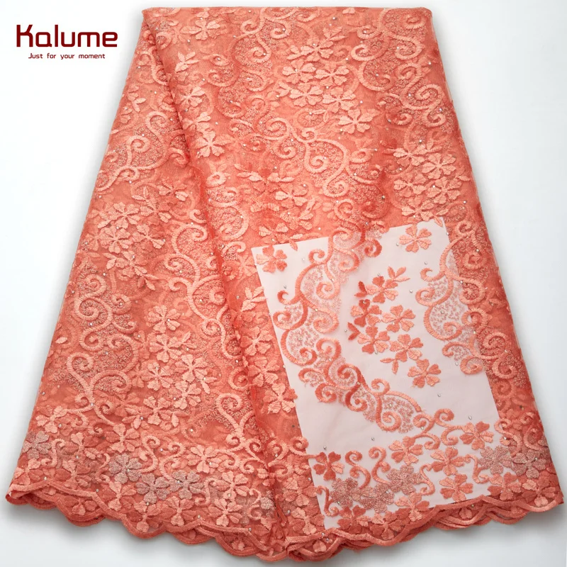 Африканская Тюлевая кружевная ткань Kalume, ткань для шитья, мягкая нигерийская французская Тюлевая кружевная ткань с камнями для вечерние него свадебного платья H2666 Африканская Тюлевая кружевная ткань Kalume, ткань для шитья, мягкая нигерийская французская Тюлевая кружевная ткань с камнями для вечерние него свадебного платья H2666