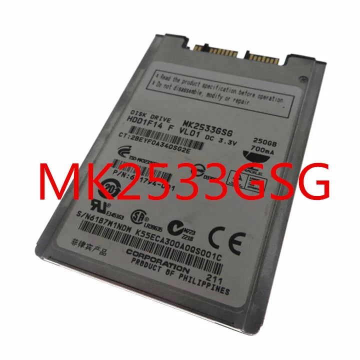

NEW 250GB HDD 1.8" MicroSATA MK2533GSG FOR 2740p 2730p 2530p 2540p x300 x301 T400S T410S HARDDISK REPLACE MK1617GSG MK1633GSG
