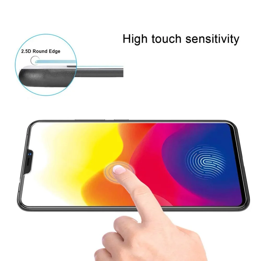 2.5D 9H 2 шт. защитная пленка из закаленного стекла для VIVO V9 Защита экрана прозрачное