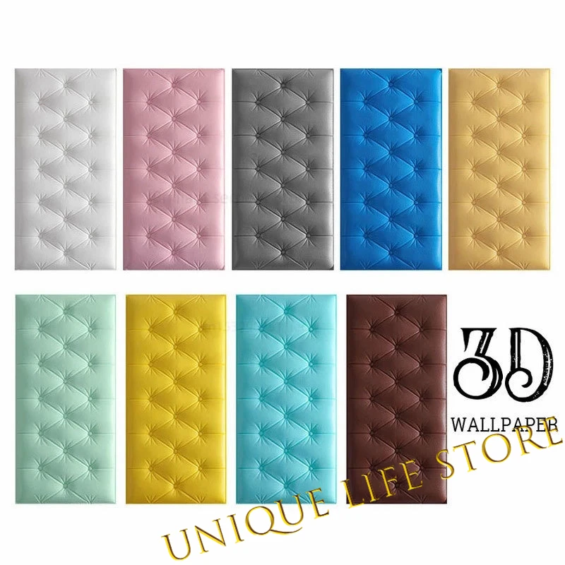 

3d наклейки на стену, обои, самоклеящиеся, утолщенные татами, наклейки для защиты от столкновений, для детской, спальни, гостиной