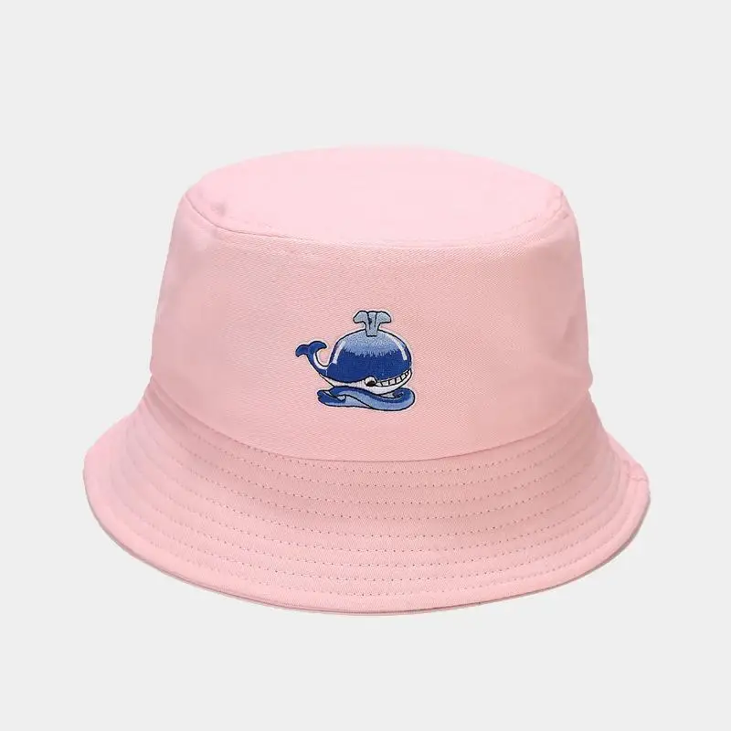 

Cartoon Whale Cotton Bucket Hat Fisherman Hat Outdoor Travel Hat Sun Cap Hats for Men and Women 195