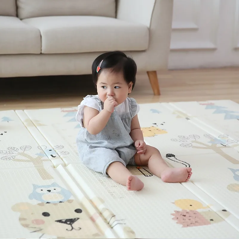 1.8*2*0.8CM Foldable Baby Mat Moisture-proof And Waterproof Playmats Educational Thickened Children's Play Folding | Мать и ребенок