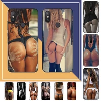 fhnblj sexy ass underwear bikini woman girl phone case for redmi note 7 8 9 6 5 4 x pro 8t 5a