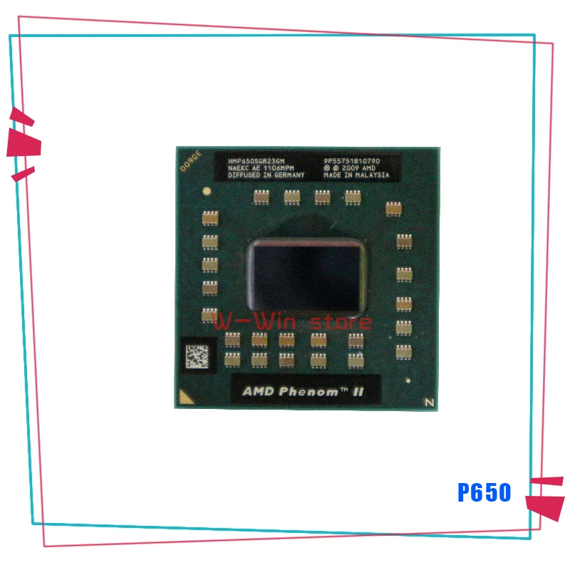 Двухъядерный мобильный процессор AMD Phenom II P650 2 6 ГГц двухъядерный двухпоточный