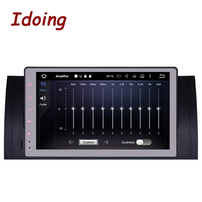 Рулевое колесо Idoing 2 ГБ + 16 1Din Android для BMW E39/38/53 автомобильный DVD мультимедийный