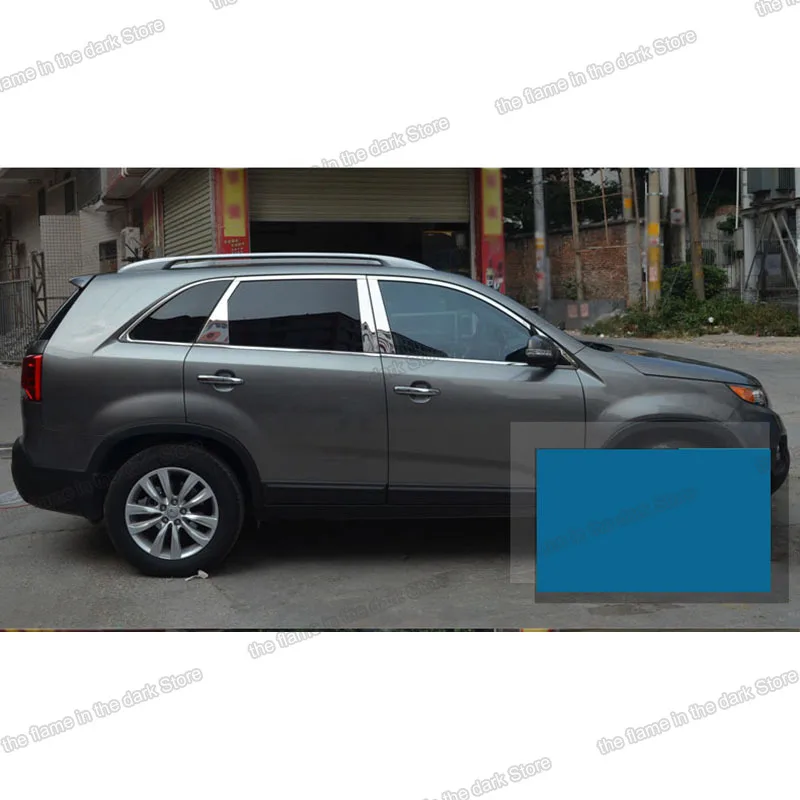 Оконная отделка из нержавеющей стали Lsrtw2017 304 для Kia Sorento 2009 2010 2011 2012 2013 2014