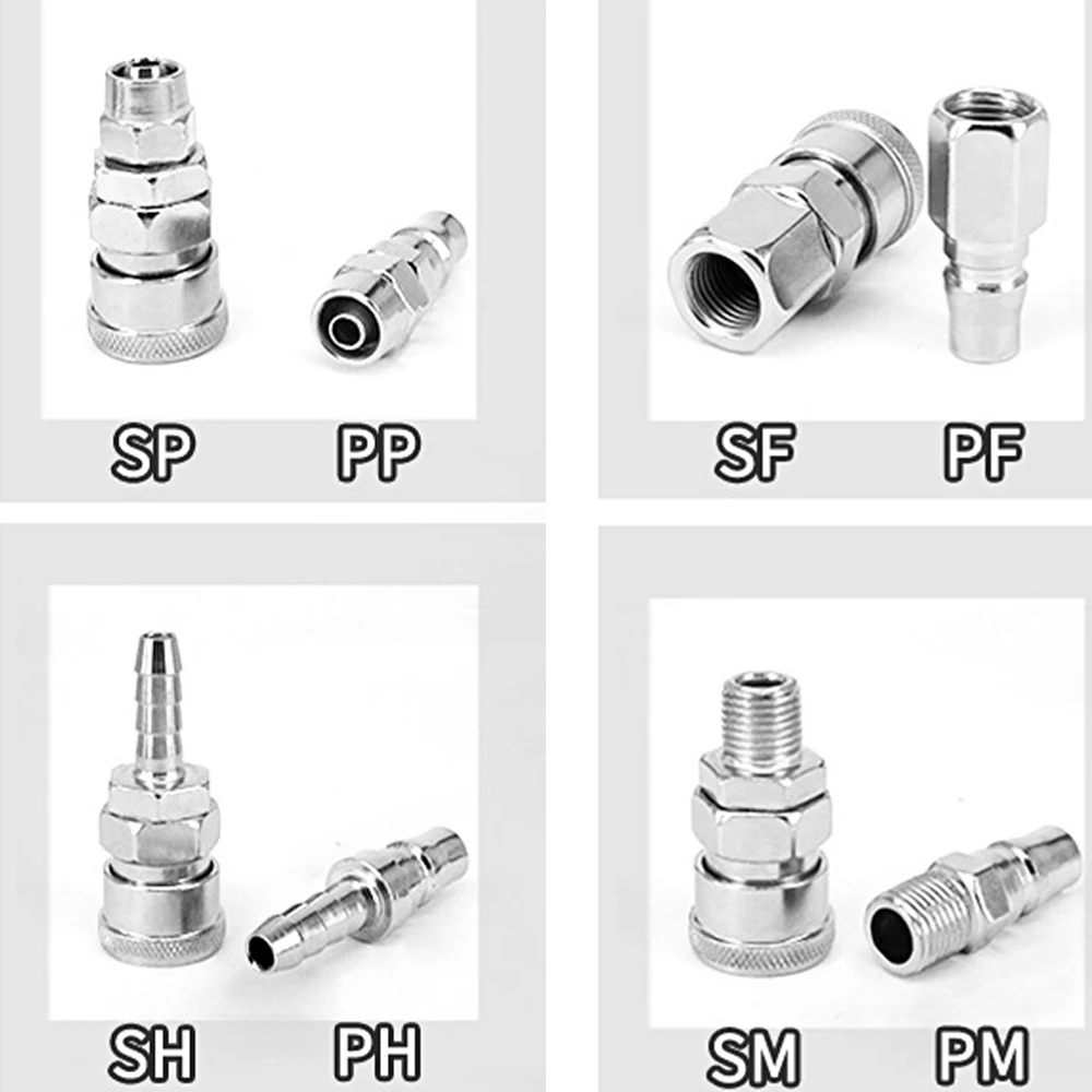 Пневматический разъем типа C самоблокирующийся быстроразъемный соединитель для