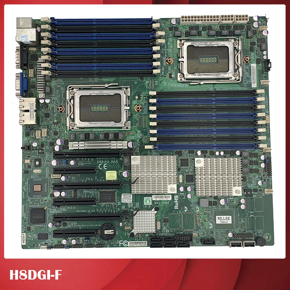 Оригинальный Серверная материнская плата для Supermicro H8DGI F G34 AMD 6000 Процессор