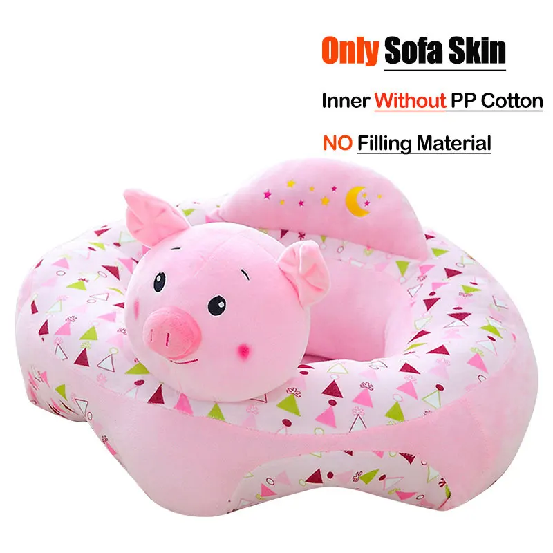 11 Baby Sofa Support Seat Cover Learning To Sit Seat Feeding Chair Cover Kids Sofa Skin for Infant Toddler Nest Puff Without Cotton - Цвет: 11
