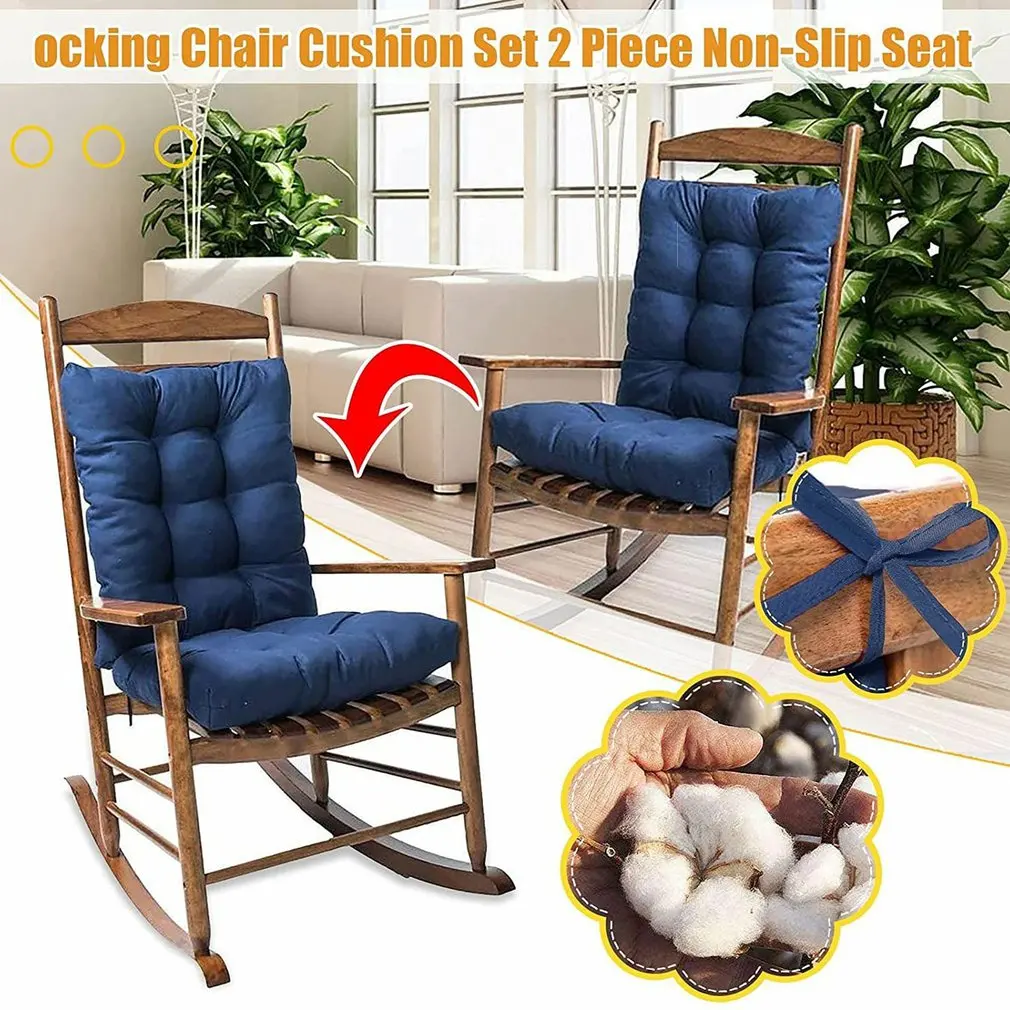 Cushion Wicker Chair Cushion Two-piece Set