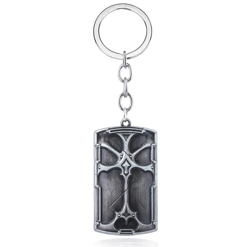 K638-4 Игра Dark Souls 3 брелки с эмблемой Sun Knight металлический винтажный круглый щит брелок для мужчин автомобильные Ювелирные изделия Подарки - Цвет: K638-4