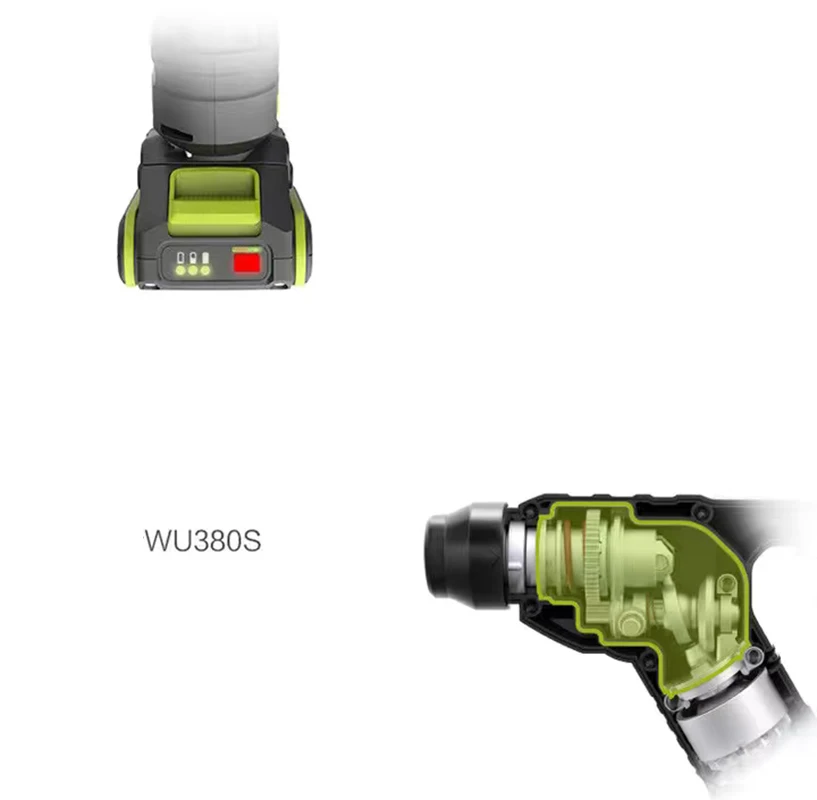 Шуруповерт ударный WORX WU380S ручная электрическая дрель беспроводной