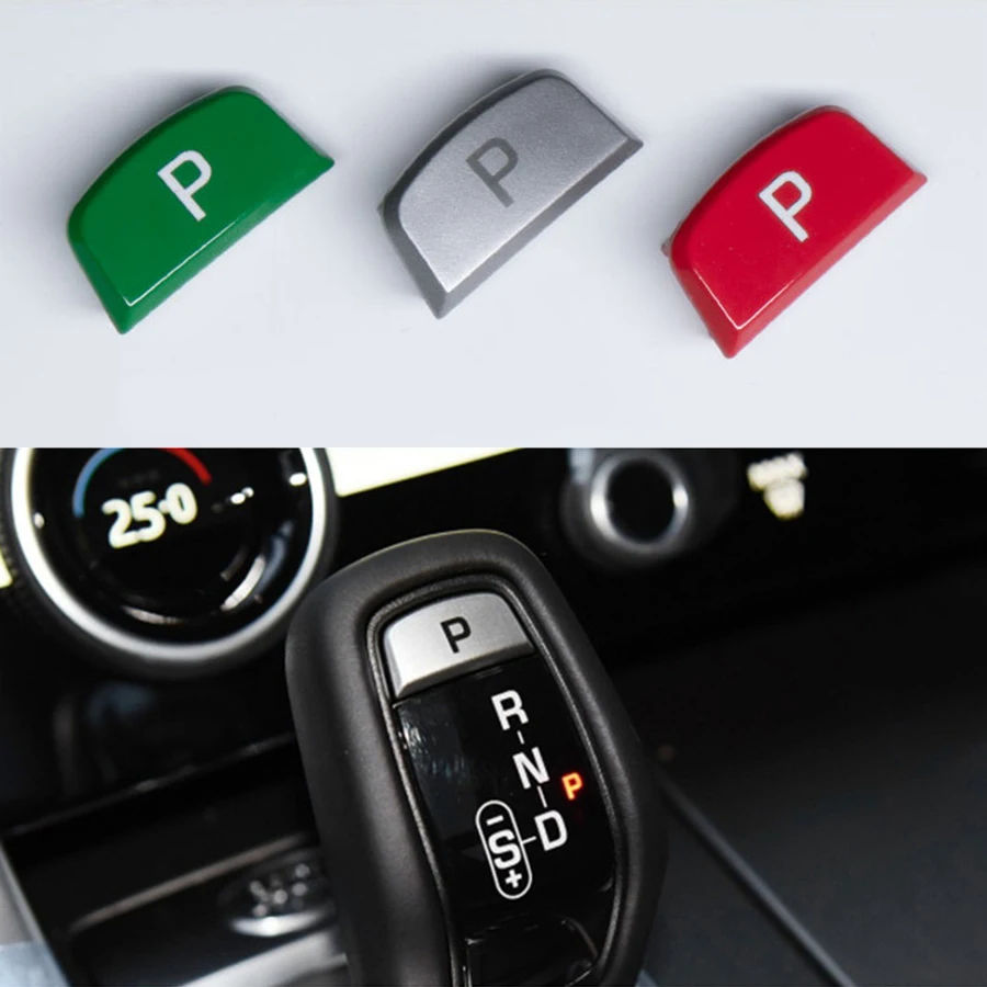 Автомобильный рычаг переключения передач хромированная P крышка кнопки Кнопка