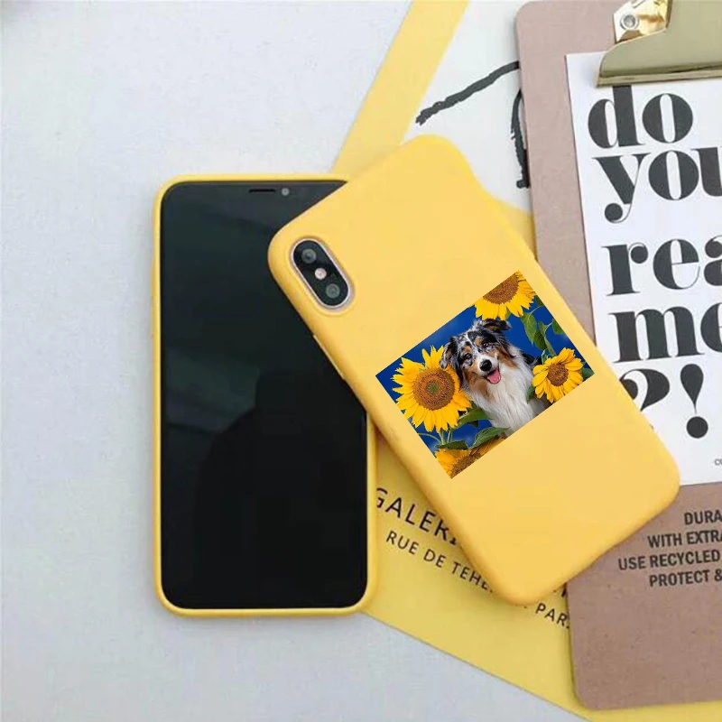 075 Чехол с подсолнухом для iphone 5 5S 6 6s Plus 7 8 X XS XR Max Tpu желтая крышка для iphone X XS XR Max Shell Coque - Цвет: 075