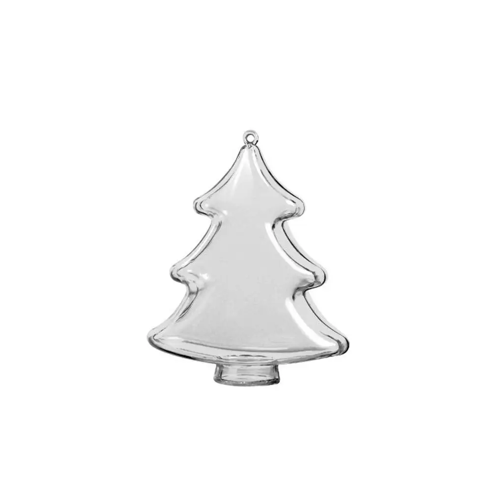 Прозрачная пластиковая акриловая Форма рождественской елки может заполнить шар