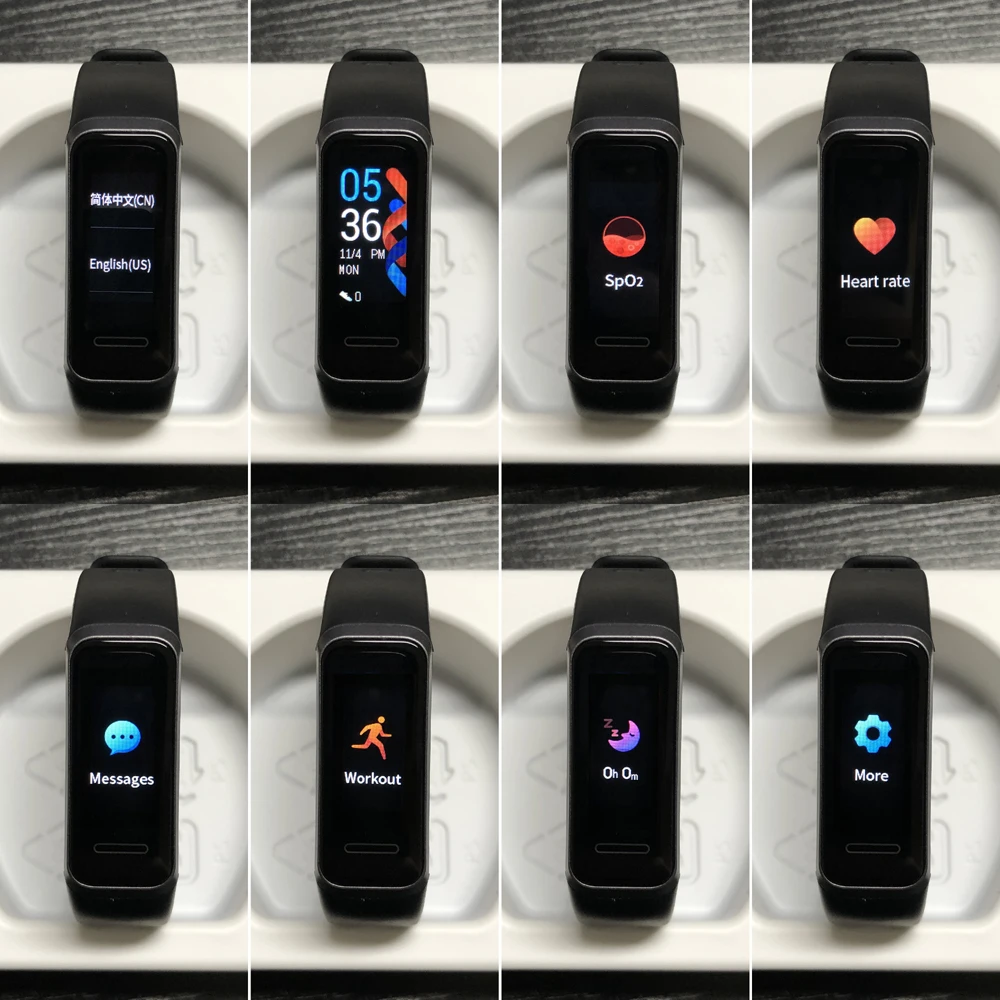 Смарт часы huawei Band 4 с кислородом крови монитором сердечного ритма новые usb