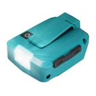 Светодиодный светильник 18 в для литий-ионного аккумулятора Makita, два USB-порта, светодиодный прожсветильник, наружная вспышка для аккумуляторы Makita