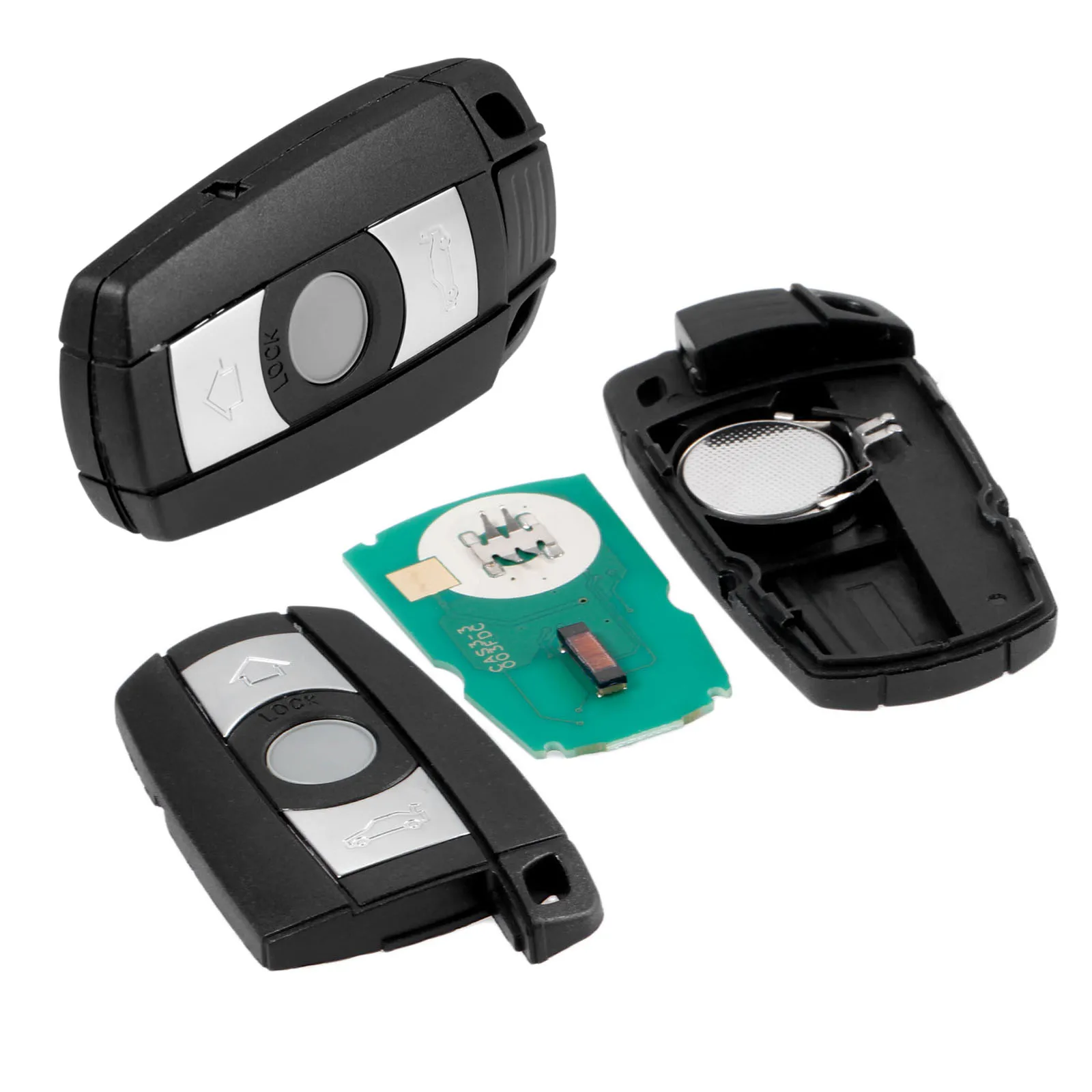 Yetaha 2 шт. дистанционный Автомобильный ключ 3 кнопки CAS3 система для BMW 328i 330Ci 335i 525i 528i