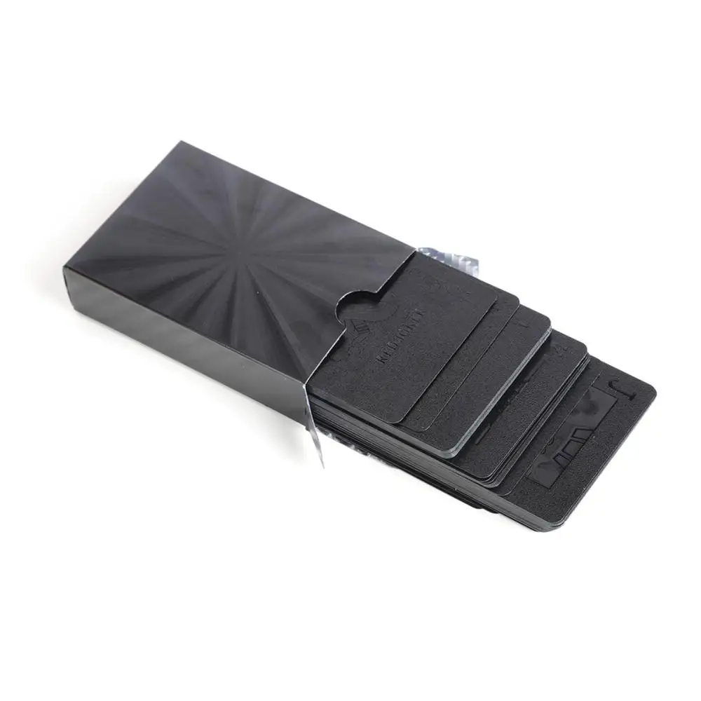 Водонепроницаемые игральные карты пластиковые 24K золотые Роскошные классные