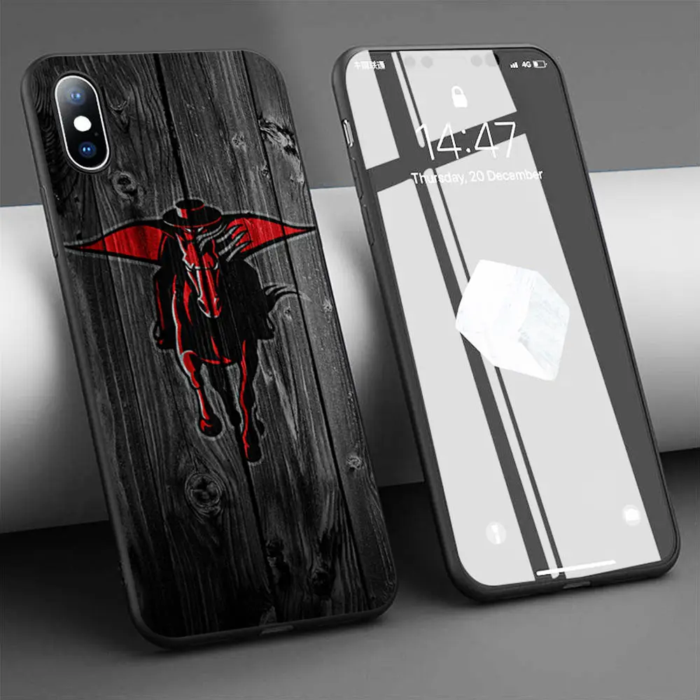 Чехол для телефона texas tech red raiders мягкий силиконовый чехол iPhone 11 Pro Max X 5S 6 6S XR XS 7 8 Plus