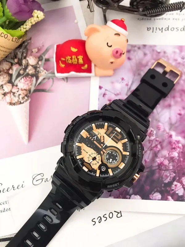 

Brand GAC-110 business Men Leisure Wristwatch Women Chronograph Sport LED waterproof multi-function Digital Couple Watches