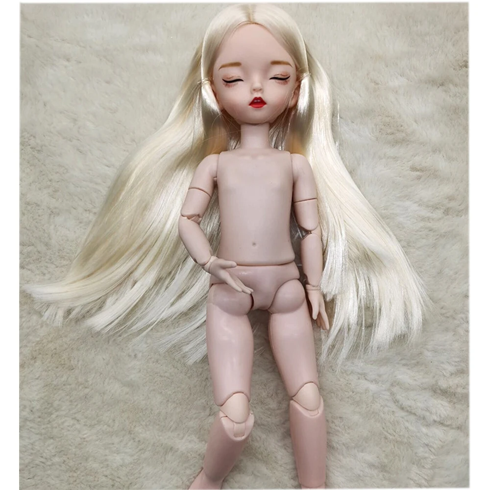 BJD кукла спящий глаз Макияж игрушка 28 см куклы OB 21 суставы белая кожа девочка