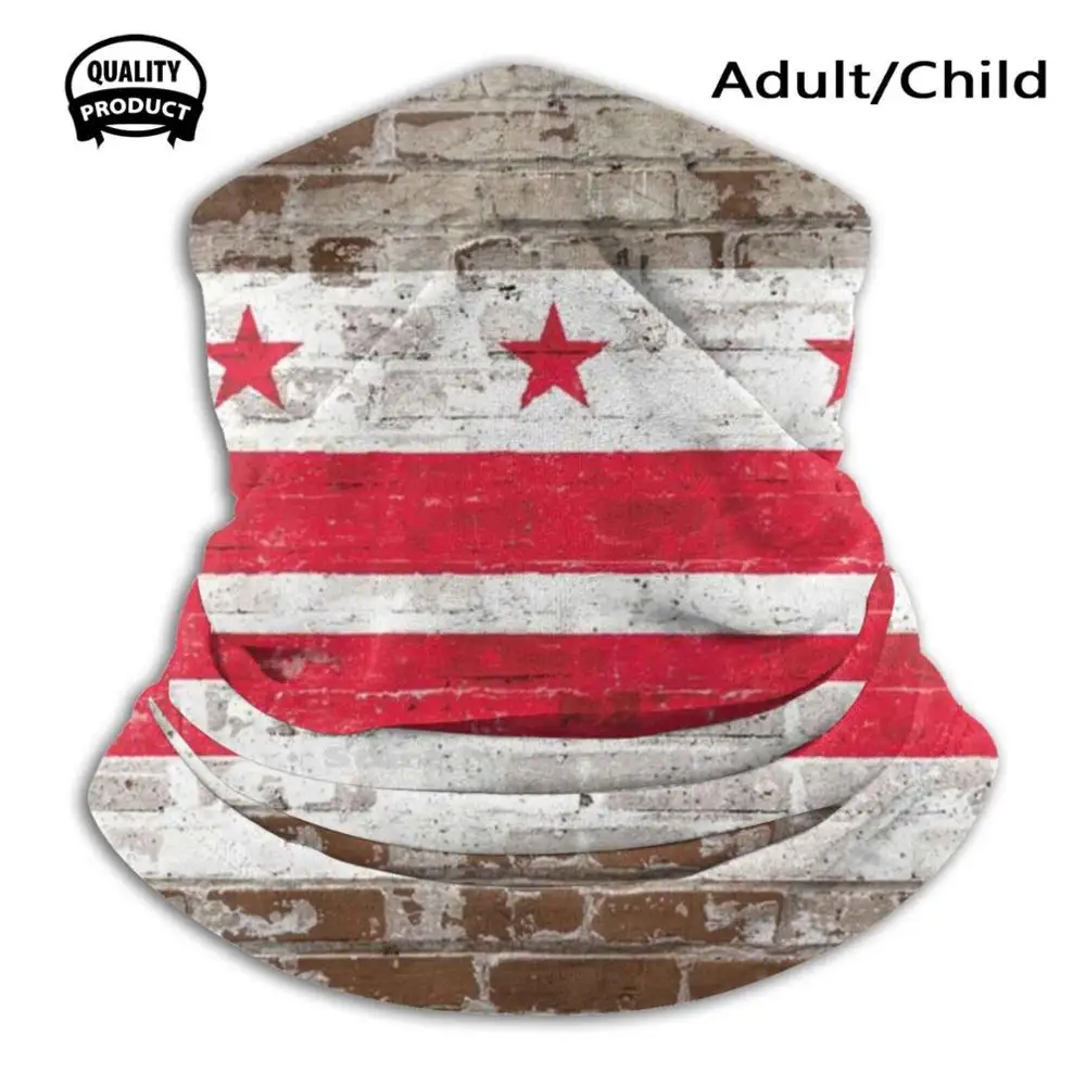 

Flag Of The District Mouth Mask Soft Warm Face Masks Washington D C D C The District District Of National Capitol Nations