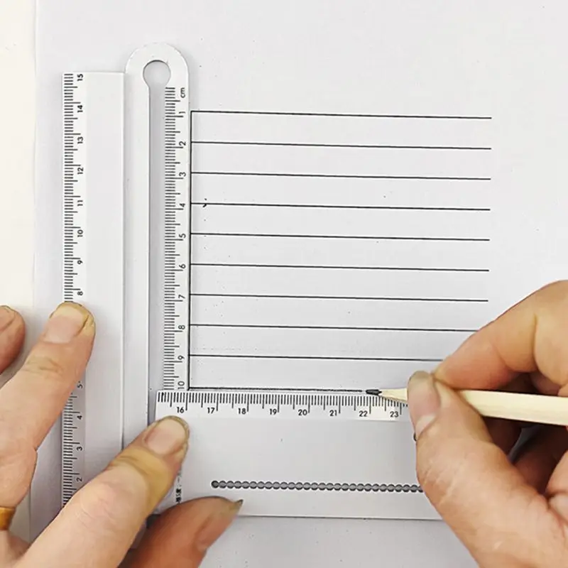 Компас металлический многофункциональный инструмент для рисования линейка