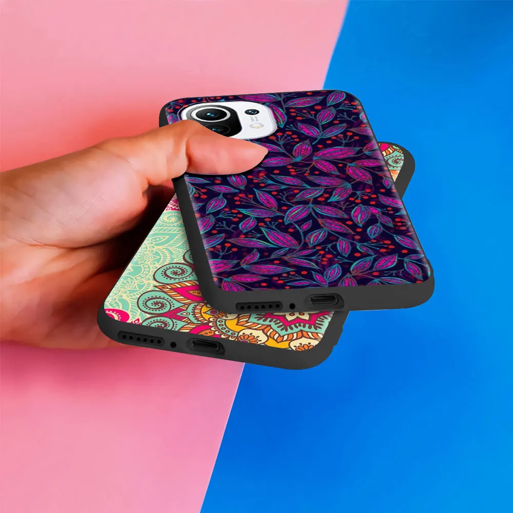 

Flowers Art Hot Sale Case For Xiaomi Mi Poco M3 X3 NFC 9T 10T Pro 5G Phone Cover For Redmi Note 9S 9 8 8T 9C 9A Back Capas Coque
