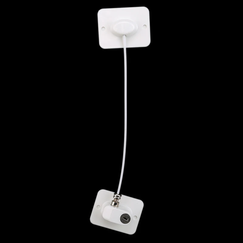 1pc cerraduras de seguridad para beb&eacute;s de pl&aacute;stico Restrictor de ventana infantil de seguridad de bloqueo de seguridad ni&ntilde;os impedir que los ni&ntilde;os cayendo Bloqueo de ventana-3