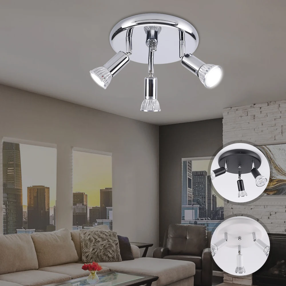 3 потолочные светильники причудливые 60 Вт 6000 К 220 В положительный белый