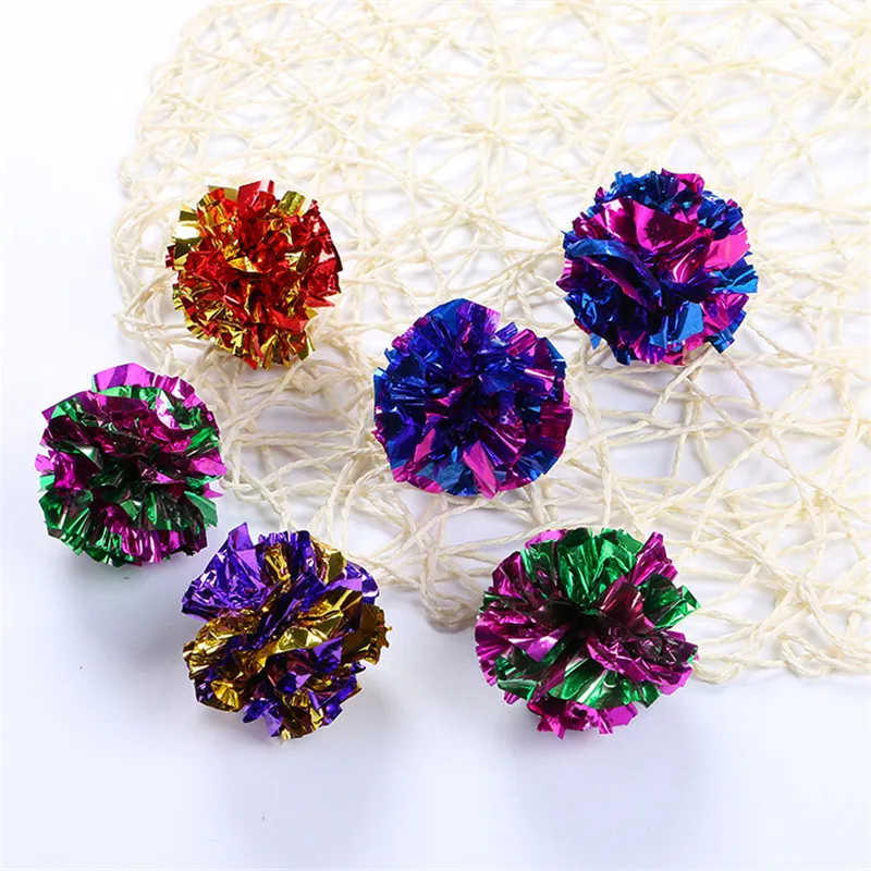 Aapet 5 шт. Пластик игрушка для домашнего животного красочный шарик ручной работы