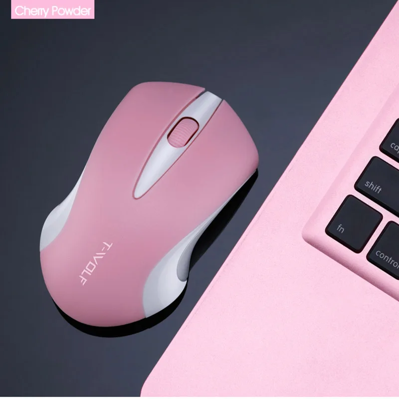 

For T-WOLF Wolf Q2 1200DPI Wireless Mouse USB Receiver 2.4GHz 10M Range For Laptop Notebook Small Office Computer