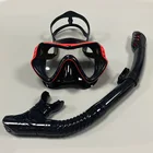 Профессиональное Силиконовое снаряжение, маска для подводного плавания, оборудование для подводного плавания, незапотевающие УФ водонепроницаемые очки для взрослых, очки для плавания для мужчин и женщин