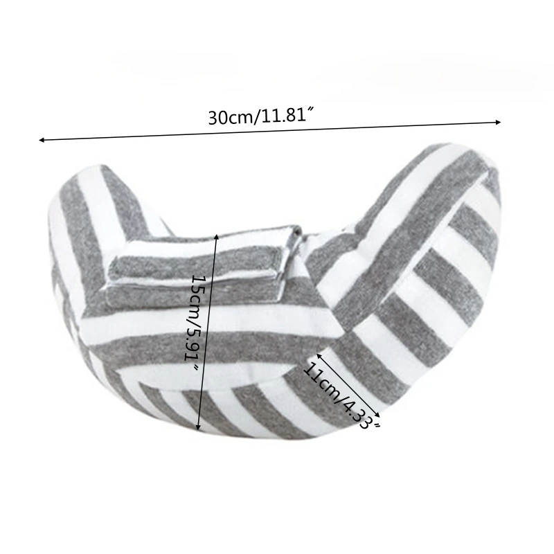 Almohada para cintur&oacute;n de seguridad de coche para ni&ntilde;os, coj&iacute;n Protector con correa para el asiento, reposacabezas suave para beb&eacute;, soporte para cuello, hombros y cabeza-5