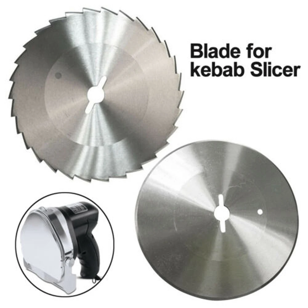 

Stainless Steel Blade For Kebab Slicer Doner Shawarma Knife Sharp Round Blade Toothed Blade 100mm
