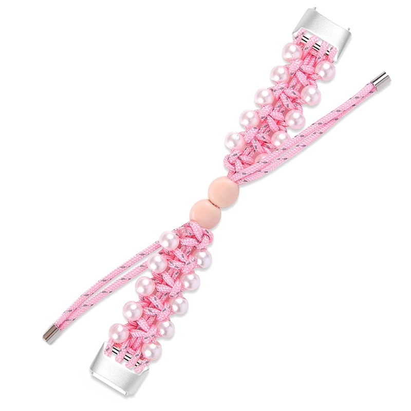 

Braid Umbrella Rope Band Bead for Fitbit Luxe Girl Watch Bracelet Wrist Strap for Fitbit Luxe Replacement