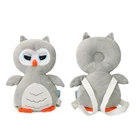 Подушка для младенцев, для сна, с изображением совы, панды, защита головы от падения, для новорожденных