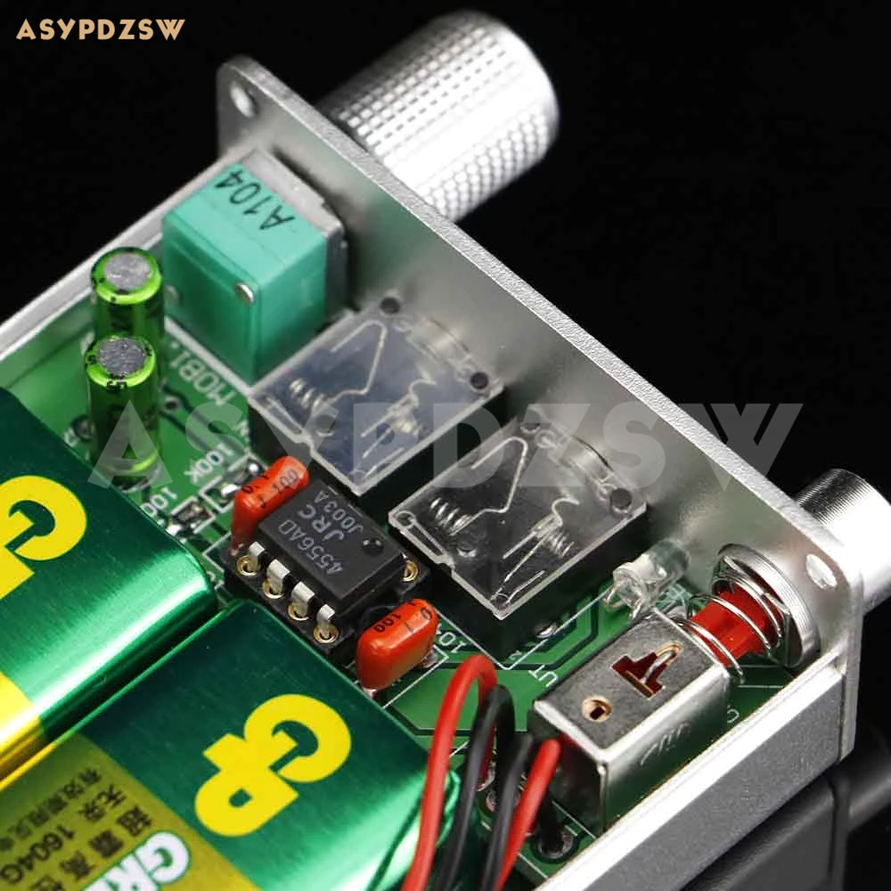 Готовый мини-аккумулятор RA1 Версия портативный усилитель для наушников JRC4556 3 5 Jack