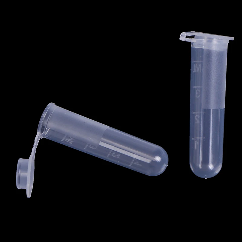 Пластиковая Лабораторная центрифуга пробирка с застежкой крышкой контейнер для