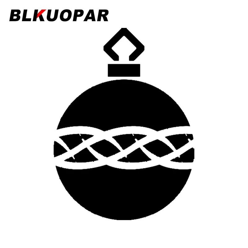 

Черные и белые автомобильные наклейки BLKUOPAR с силуэтом шара, водонепроницаемые мотоциклетные виниловые наклейки, зеркальная защита двери автомобиля