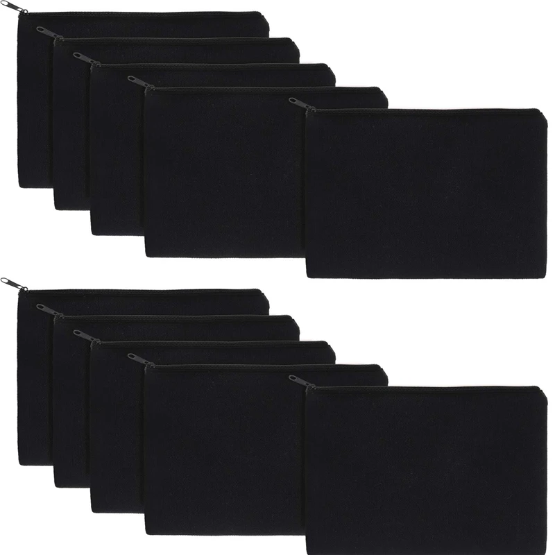 10 шт. Холст косметический мешок многофункциональный косметичка дорожная ручка