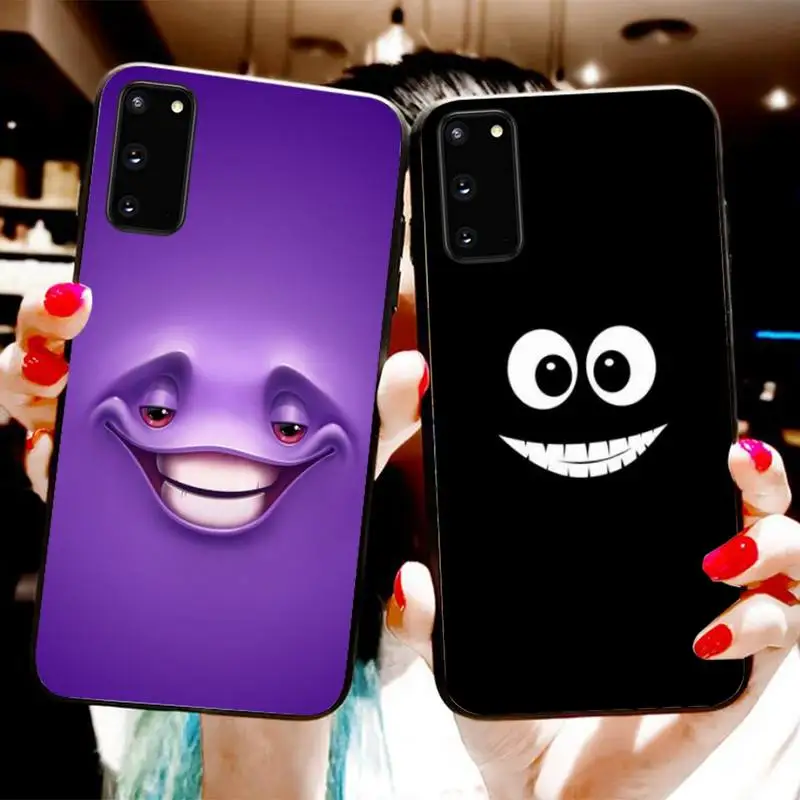 

Funny Face Cartoon Phone Case For Samsung S20 S10 S21 S30 Plus S9 S10PLUS S20FE S21ULTRA