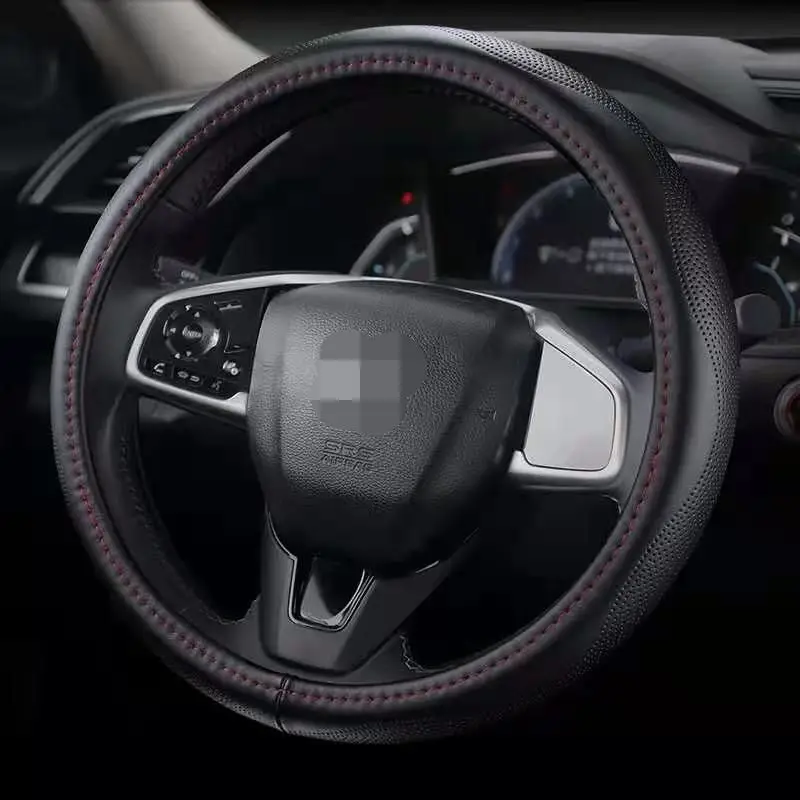 

Hot Selling Universal Wholesale Leather Car Steering Wheel Cover For Sale