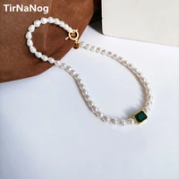 han edition retro irregular baroque imitation pearl necklace contracted bohemia collarbone chain necklace women jewelry gifts